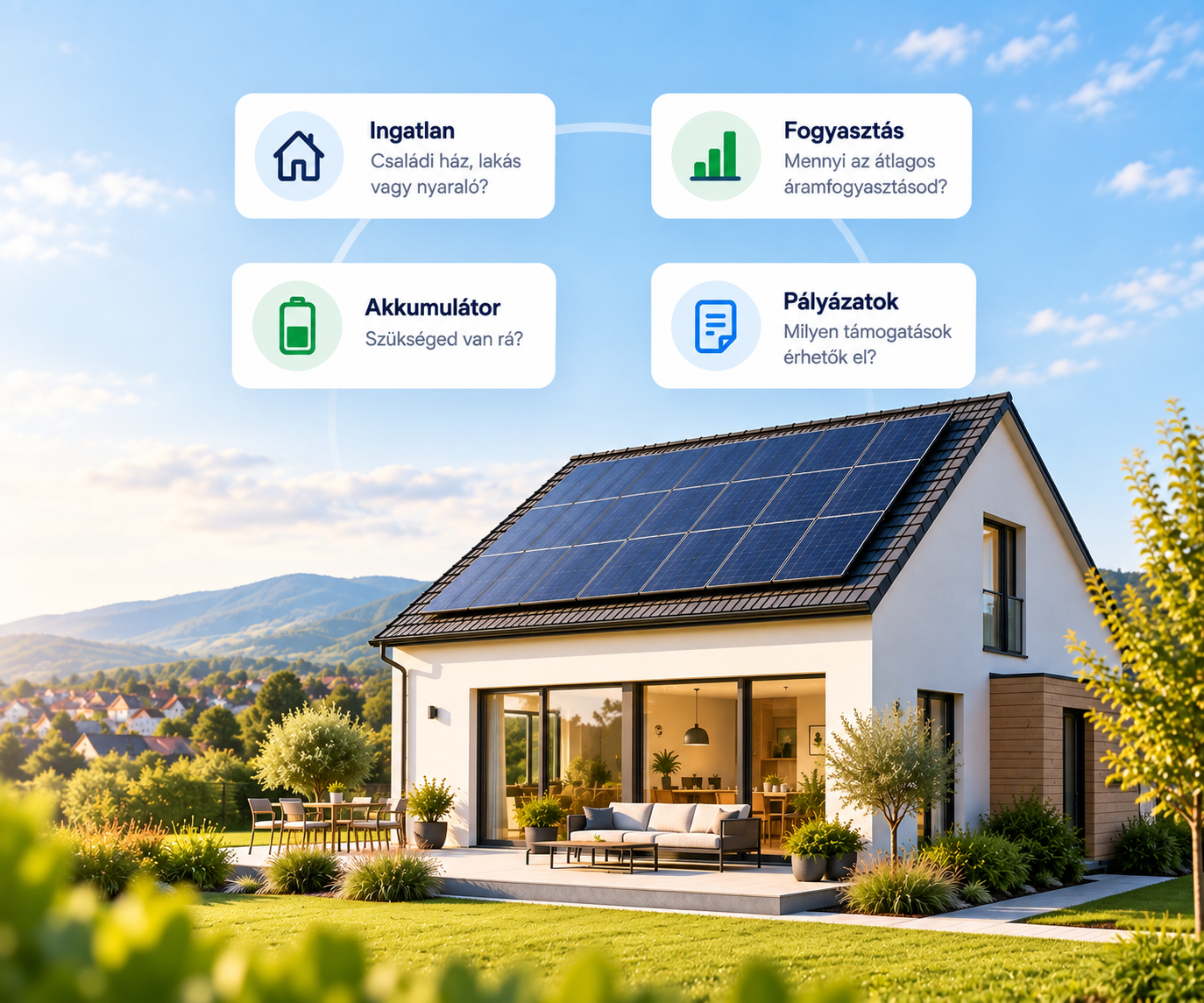 SolarGuide személyre szabott napelemes ajánlatok